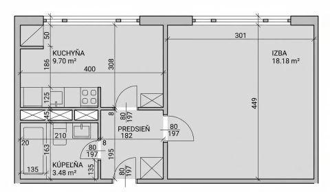 Sale Studio, Studio, Holíčska, Bratislava - Petržalka, Slovakia