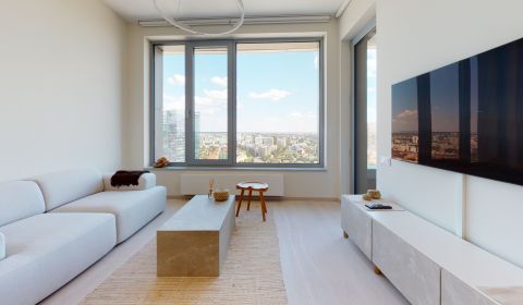 Desert oasis style apartment - panoramic view - 28th floor.