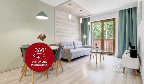 2-room apartment with a PARKING SPACE in the CHOPOK JUH 