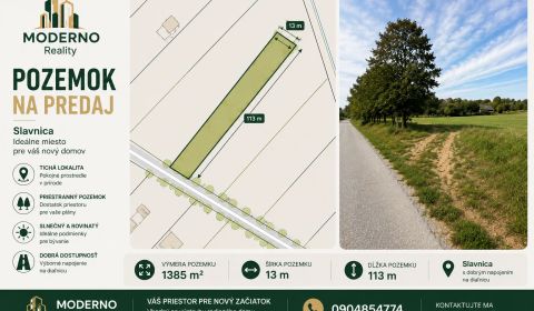 Sale Land – for living, Land – for living, Ilava, Slovakia