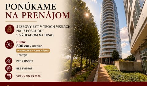 Rent One bedroom apartment, One bedroom apartment, Bajkálska, Bratisla