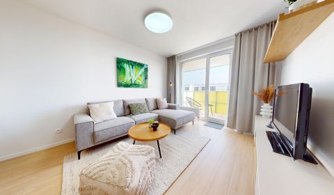 NR/Mlynárce - Furnished new 2-room apartment with parking and balcony