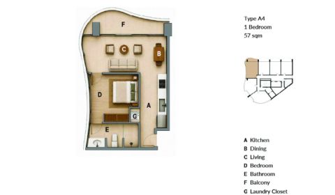 1 BEDROOM APARTMENT A4 ELEGANCE RESIDENCE PATTAYA