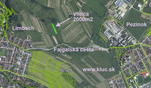 Sale Recreational land, Recreational land, Fajgalská cesta, Pezinok, S