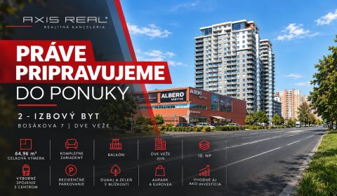 Sale One bedroom apartment, One bedroom apartment, Bosákova, Bratislav