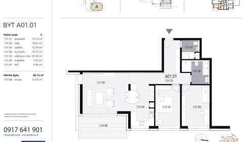 Two bedroom apartment, Búdková, Sale, Bratislava - Staré Mesto, Slovak