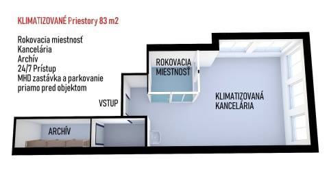 Offices, Solivarská, Rent, Prešov, Slovakia