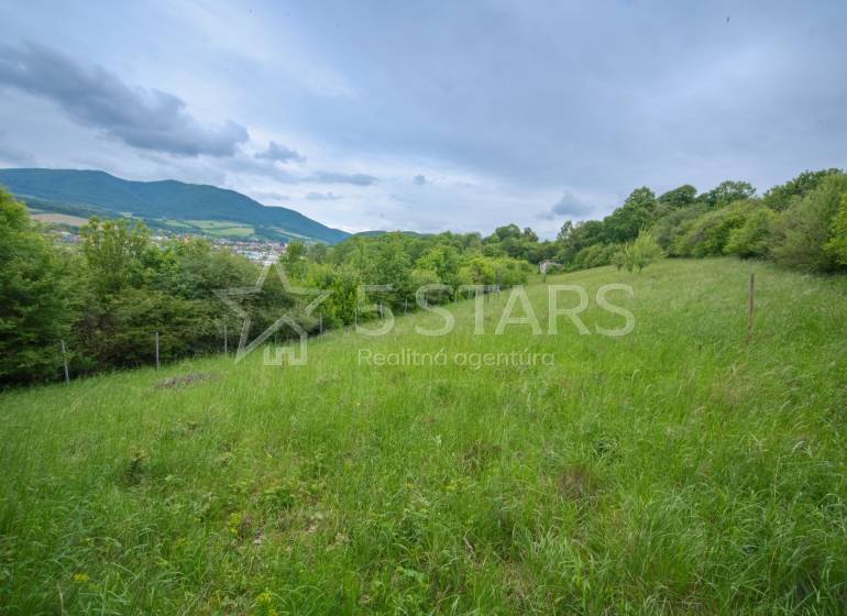 Extensive green meadows surrounded by forests in Kostolná-Záriečie on recreational grounds.