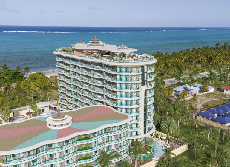 Paje offers accommodation in a beachfront complex with ocean views.