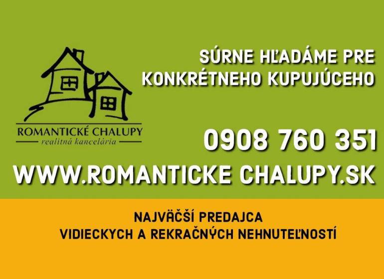 Real estate agency advertisement Romantic Cottages with contact and website.