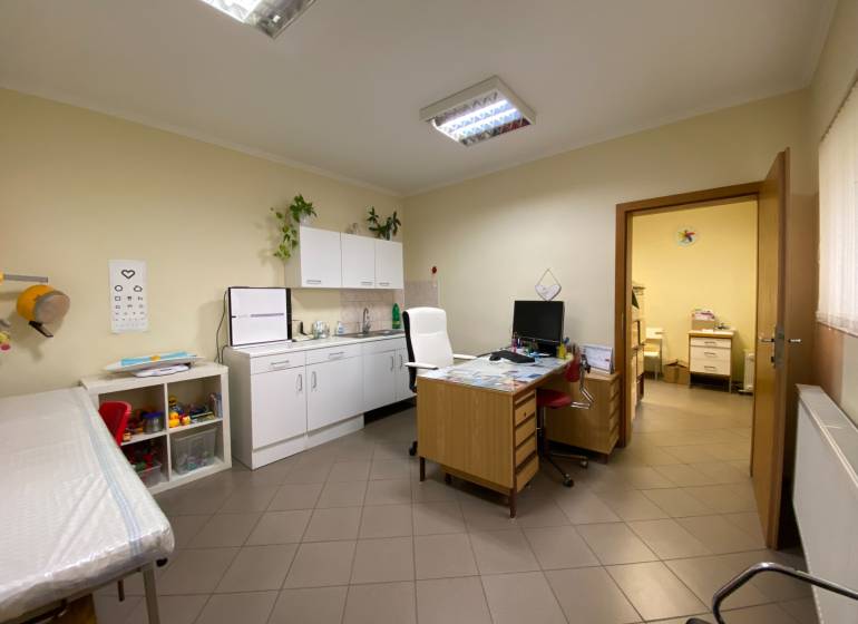 On Nitrianska Street, there are offices with wooden furniture and equipment for children.