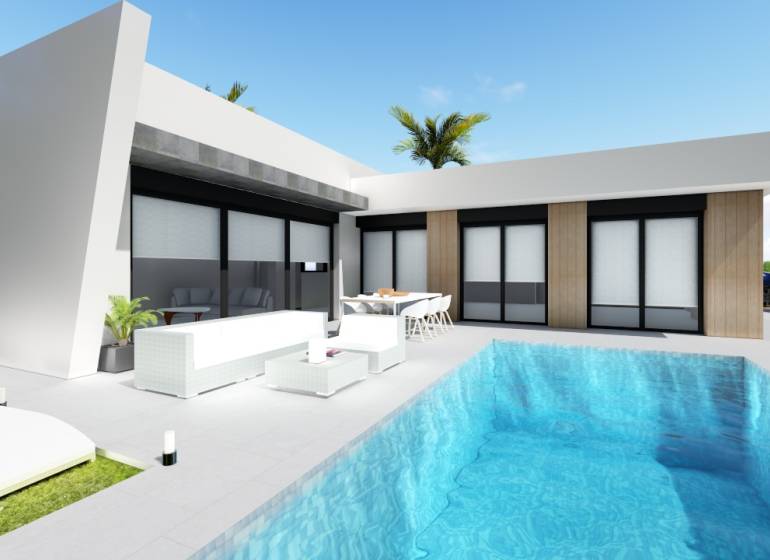 Villa in Calasparra with a garden, pool, and modern relaxation facilities.