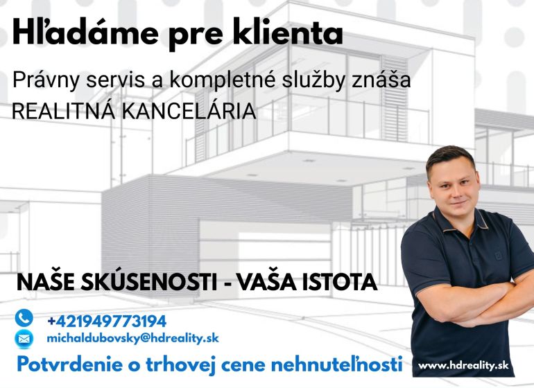 Real estate agency advertisement banner offering legal services and support for clients.