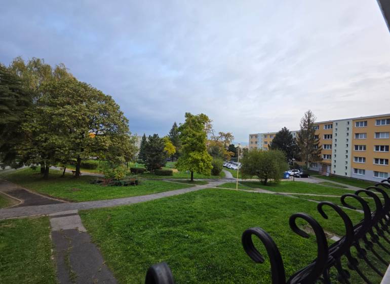 View from a one-room apartment on Popradská Street, Košice - Západ district.