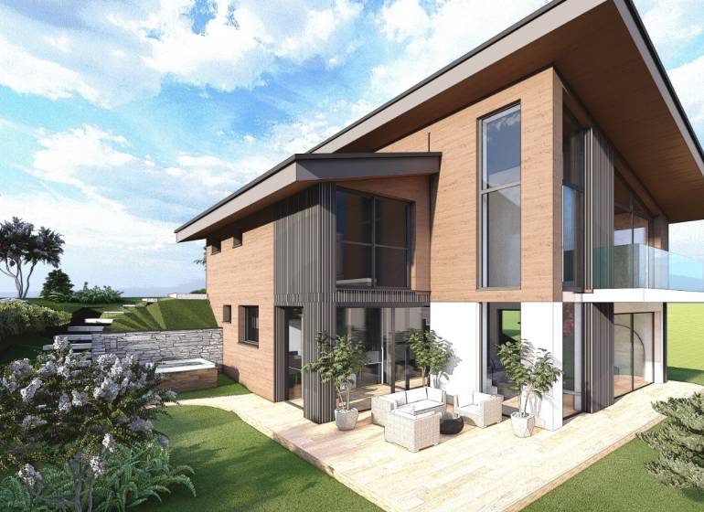 Family house with garden and terrace in the location of Liptovský Mikuláš, Podbreziny Háje, Residential plots.