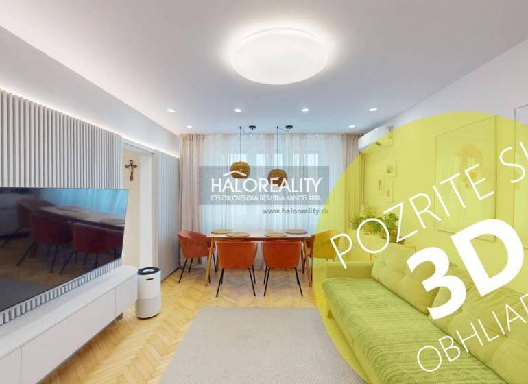 Living room in a 3-room apartment with a television, sofa, and wooden floor decor.