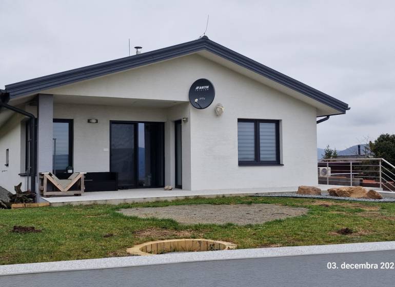 A family house on Kopaninová Street in Sokolí with a front garden and a terrace.