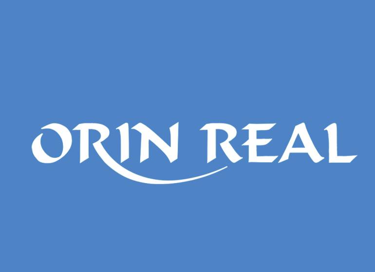 Blue logo with the inscription ORIN REAL and a verified quality badge in the top right corner.