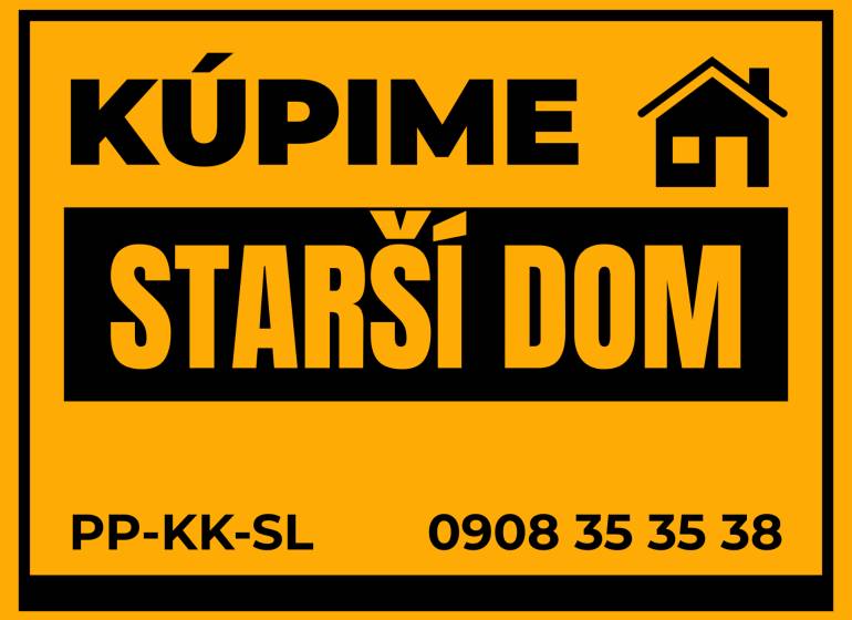 Advertisement for the purchase of an older family house in the districts of PP, KK, SL.