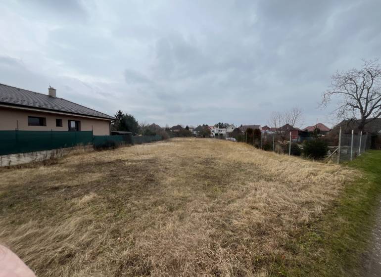 The exterior of a family house on Ladislav Novomeský Street in Hlohovec with a garden and a fence.
