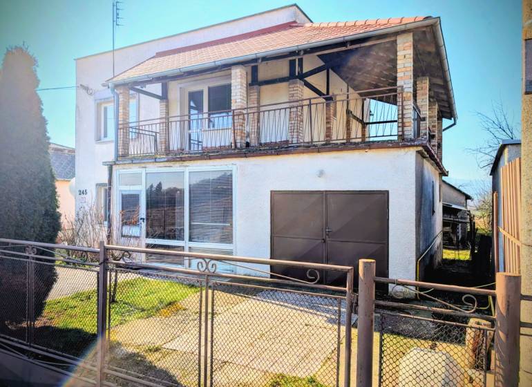 A family house on Nova Street in Lastovce with a spacious terrace and garage.