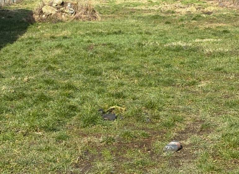 Land for residential use in Michalovce with grass cover and fencing.