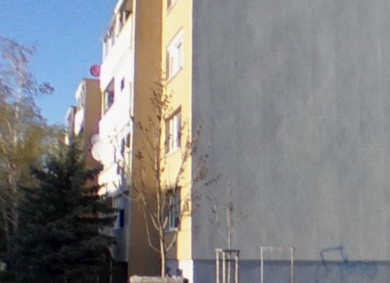Panel house on Inovecká Street in Senec suitable for a 2-room apartment.