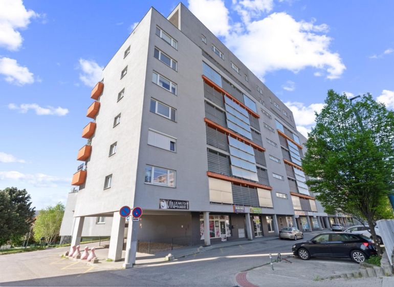 Apartment building on Majerníkova Street in Bratislava - Karlova Ves with parking.