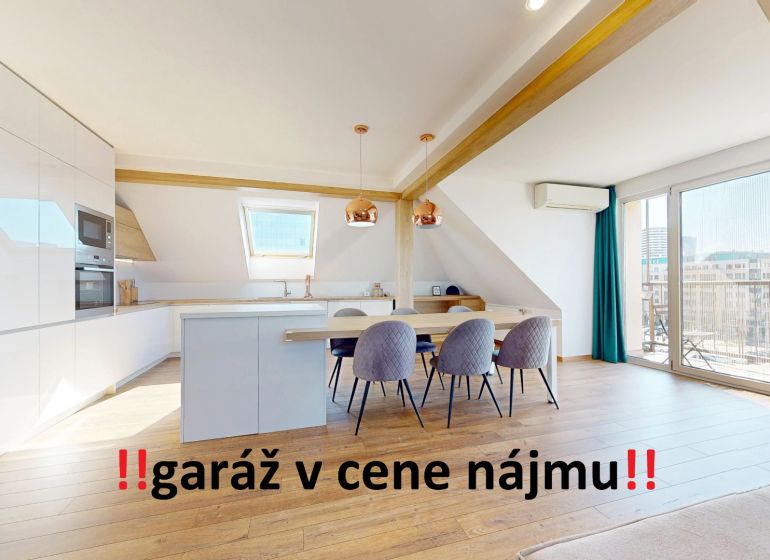 A floor with a wooden decor in the kitchen, part of a 4-room apartment, bright interior.