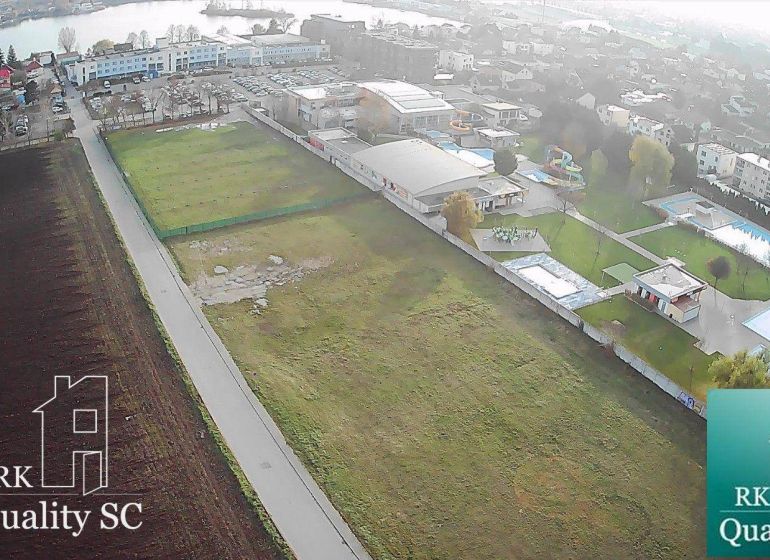 Aerial view of residential plots near Sunny Lakes NORTH in Senec.
