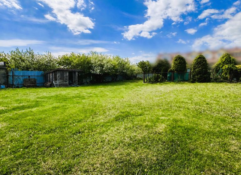Garden with lawn on Južná Street in Trebišov, designated for land - residential use.