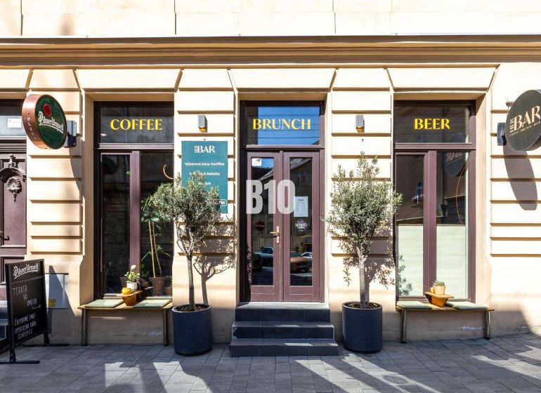 Gastro premises in Bratislava - Old Town offering coffee, beer, and brunch.