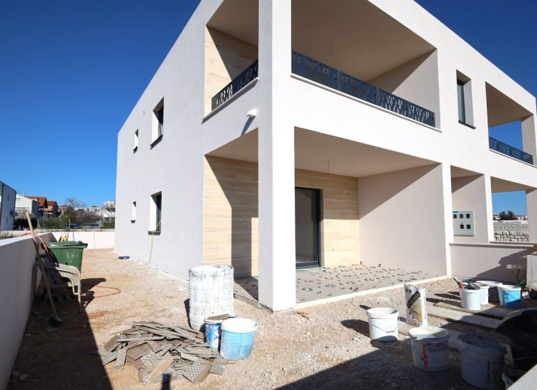 Construction of a vacation apartment in Vodice during finishing works.