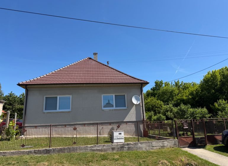 A family house on Tichá Street in Hajná Nová Ves with a fenced garden.
