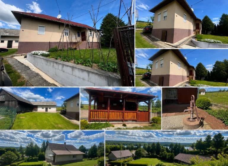 A family house in the town of Orlov with a spacious garden and a view of the surrounding countryside.