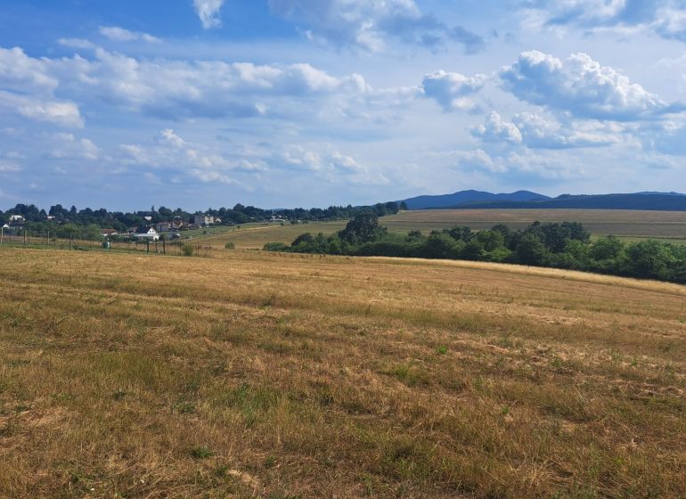 Plots - housing in Ostrá Lúka with extensive views of the surrounding landscape.
