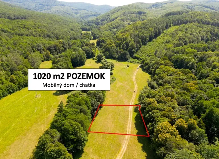 A plot of land in Horná Ves in gardens surrounded by nature and forests, ideal for a cottage.