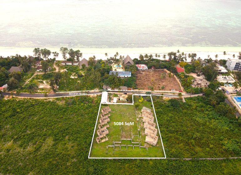 Commercial land in Matemwe, Unguja North East, with beach view, 5084 m².
