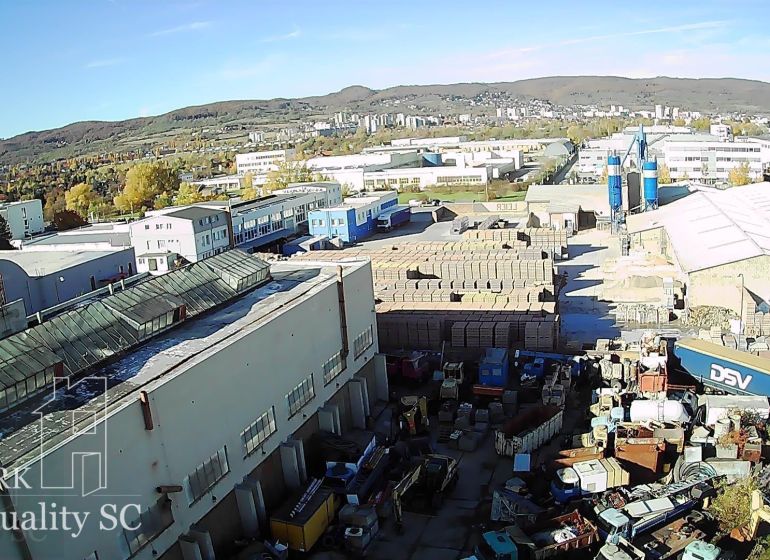 View of the industrial area of Warehouses and Halls on Staviteľská in Bratislava III.