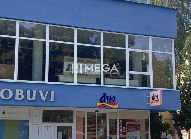 A general store on Nám. Slobody in Humenné with an office extension.