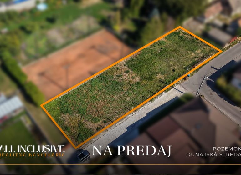 Land for sale in Dunajská Streda, Malé Blahovo, suitable for residential use.