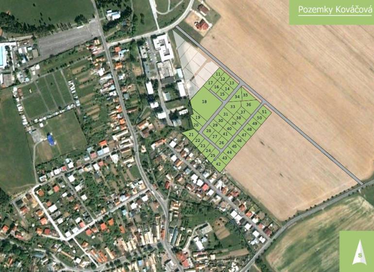 pozemky Kováčová