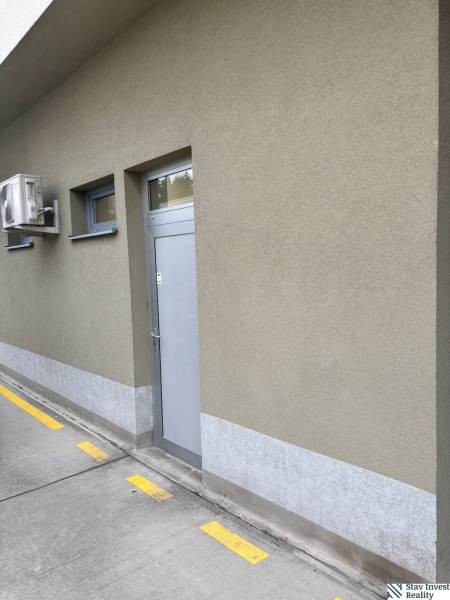 In Senec, on Štúrova Street, there are commercial spaces with doors and air conditioning.