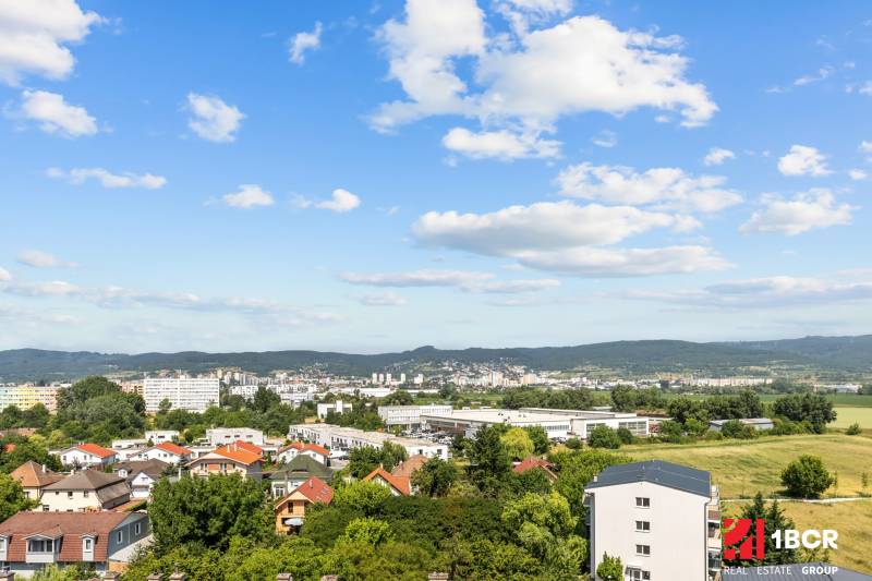 View from a three-room apartment in Bratislava - Rača, Na pasekách street.