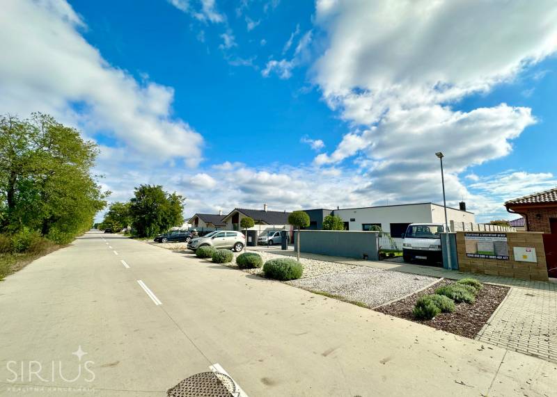 Peaceful street South Gate in Senec with residential plots.