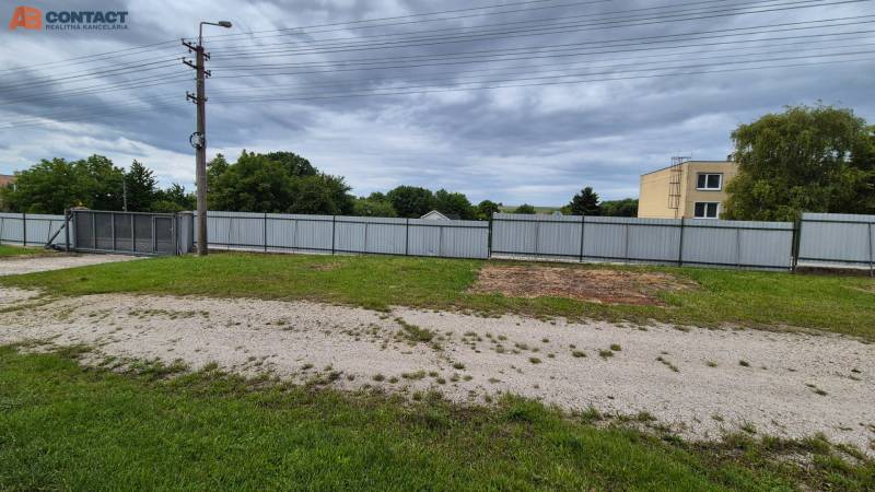 A view of the fenced plot at Warehouses and Halls in Zemianske Sady on Zemianske Sady Street.