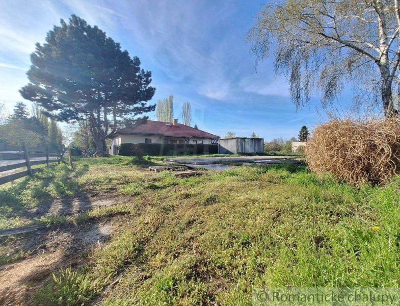 A house with a red roof, a large tree, and a fenced garden offers great living opportunities.