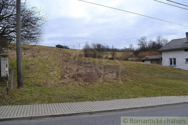A country house by the road, surrounding agricultural and forest lands.