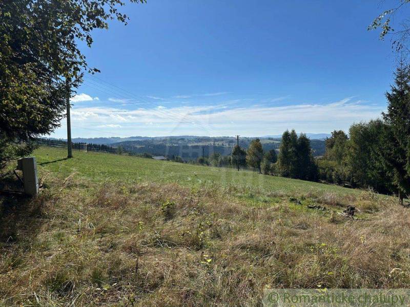 Landscape on a meadow in nature, offers a view, ideal for a family house.