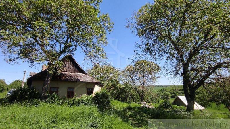 A family house in the countryside, surrounded by trees, in a pleasant natural setting.